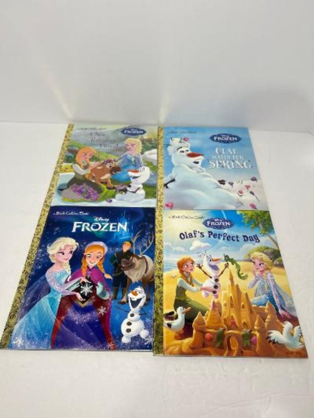 Frozen Little Golden Books (Disney Frozen) Lot of 4 Olaf Elsa Hardcover